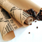 Kraft paper with pattern Newspaper 