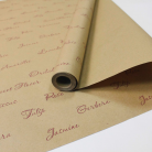 Kraft Paper with pattern Words