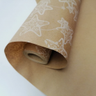 Kraft paper with pattern Starfall
