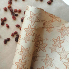 Kraft paper with pattern Starfall
